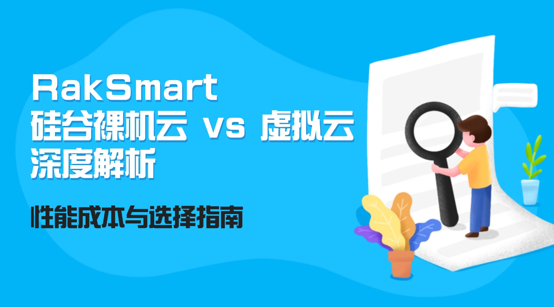 RakSmart硅谷裸機云 vs 虛擬云深度解析：性能成本與選擇指南